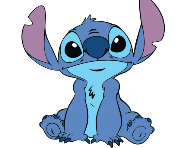 Figura decorativa de Stitch azul para fiestas infantiles y temáticas